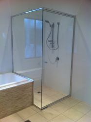 Semi Framed Shower Screen