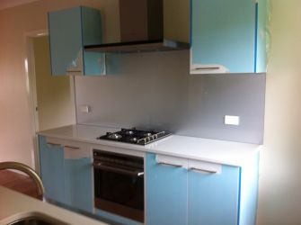Painted Glass Splashback